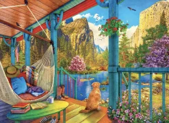 Eurographics Puzzles Hamac avec vue - puzzle de 500 pièces XXL