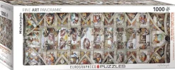 Eurographics Puzzles La Chapelle Sixtine - Plafond - 1000 pièces