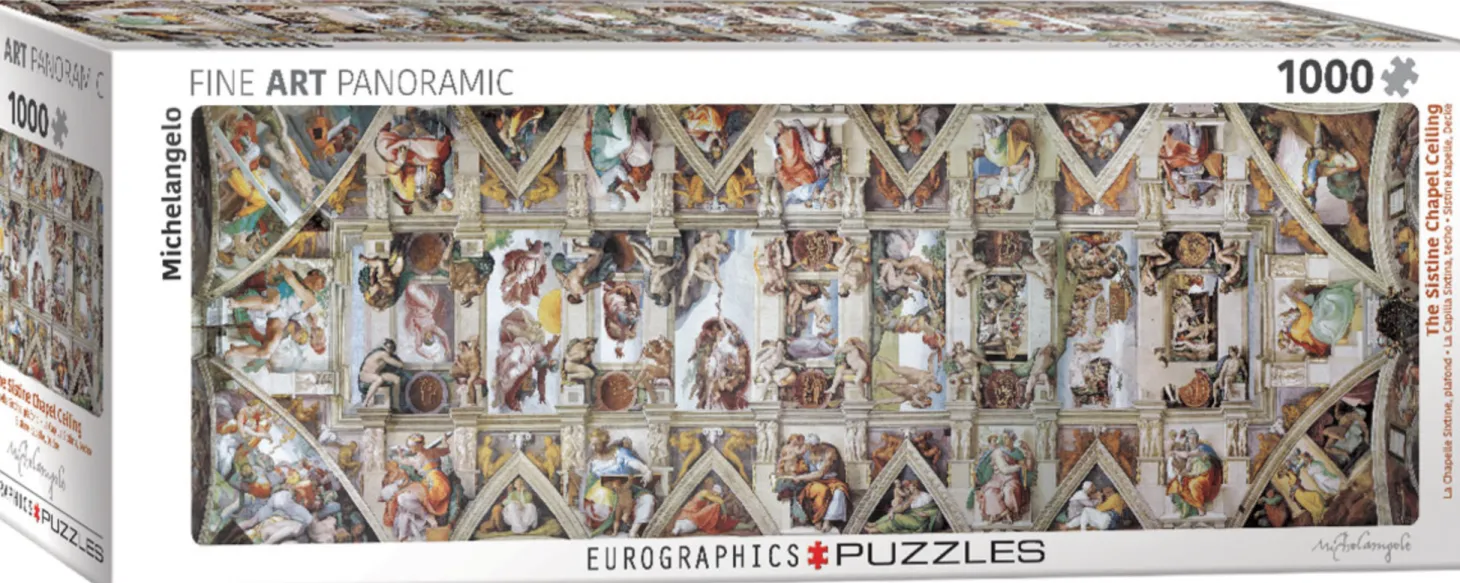Eurographics Puzzles La Chapelle Sixtine - Plafond - 1000 pièces