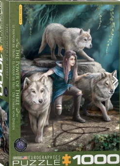 Eurographics Puzzles Le pouvoir de trois - Anne Stokes - puzzle de 1000 pièces