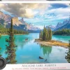 Eurographics Puzzles Maligne Lake Alberta - Canada - puzzle de 1000 pièces