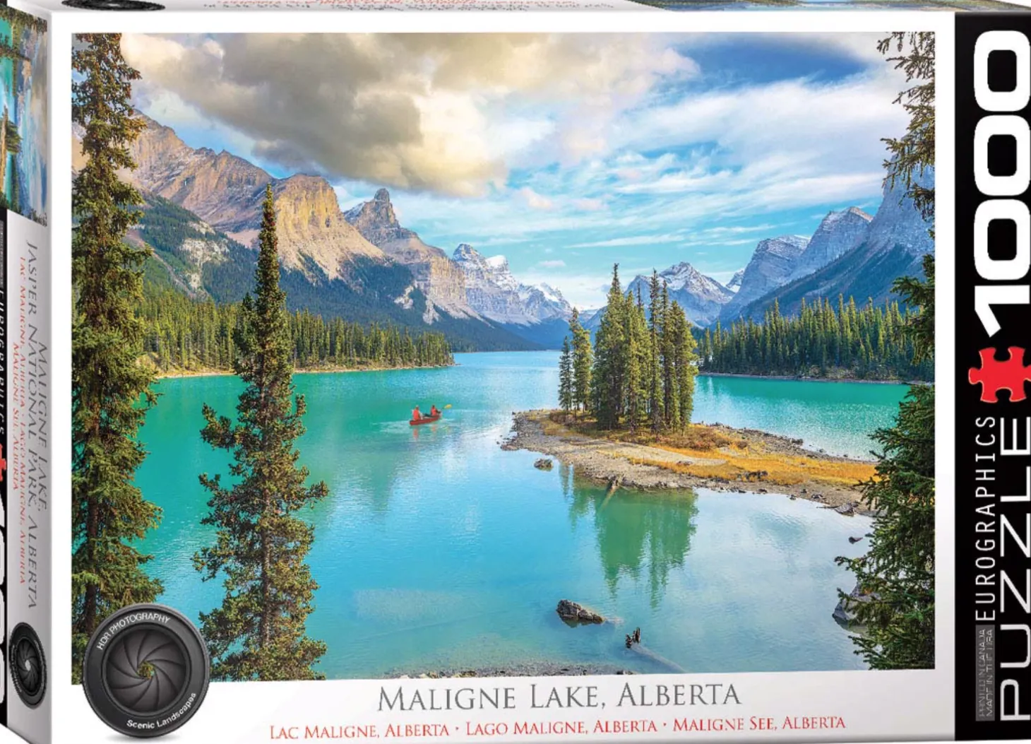 Eurographics Puzzles Maligne Lake Alberta - Canada - puzzle de 1000 pièces