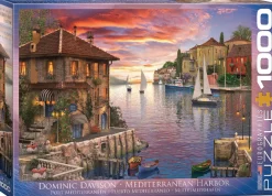 Eurographics Puzzles Port méditerranéen - puzzle de 1000 pièces