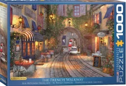 Eurographics Puzzles Rue piétonne Française - puzzle de 1000 pièces