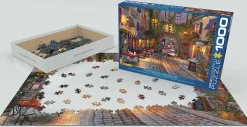 Eurographics Puzzles Rue piétonne Française - puzzle de 1000 pièces
