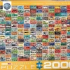 Eurographics Puzzles Volkswagen Groovy Bus - Collage - puzzle de 2000 pièces