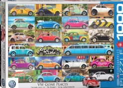 Eurographics Puzzles VW Beetle - Gone Places - puzzle de 1000 pièces