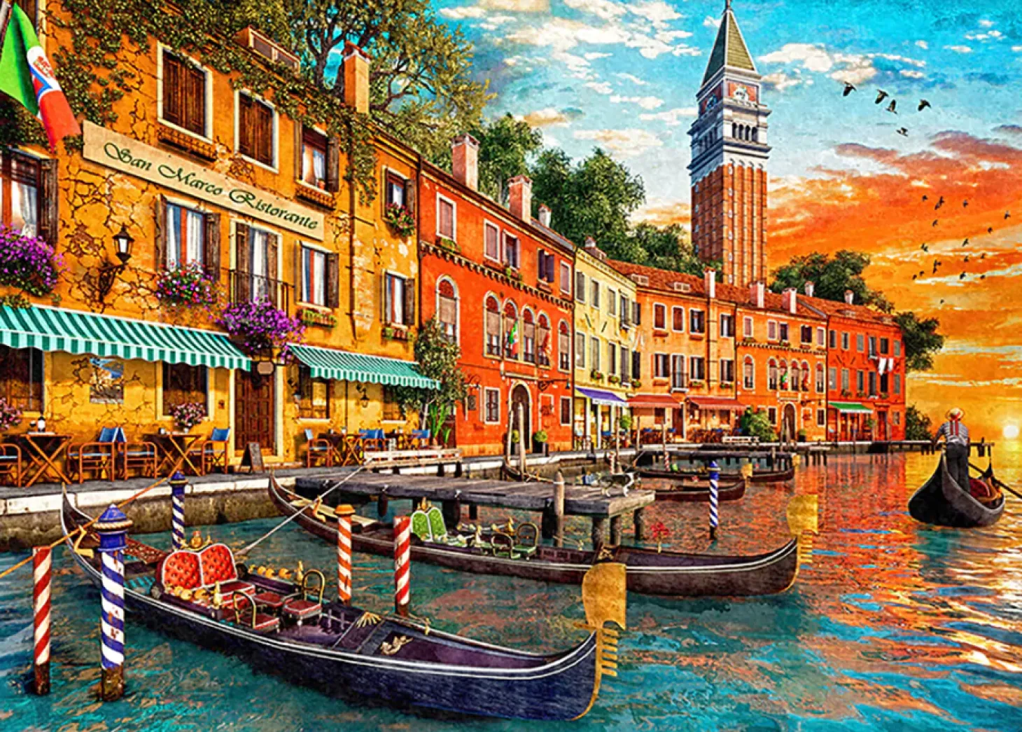 Gibsons Coucher de soleil à San Marco - puzzle de 1000 pièces