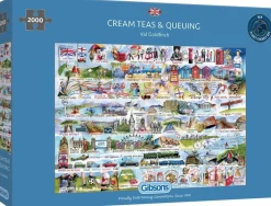 Gibsons Cream Teas & Queuing - puzzle de 2000 pièces