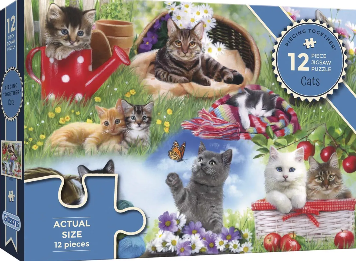 Gibsons Des chats - puzzle de 12 XXL pièces