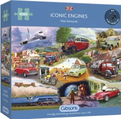 Gibsons Des moteurs emblématiques - puzzle de 1000 pièces