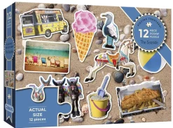 Gibsons Le bord de mer - puzzle de 12 XXL pièces