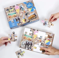 Gibsons Le bord de mer - puzzle de 12 XXL pièces