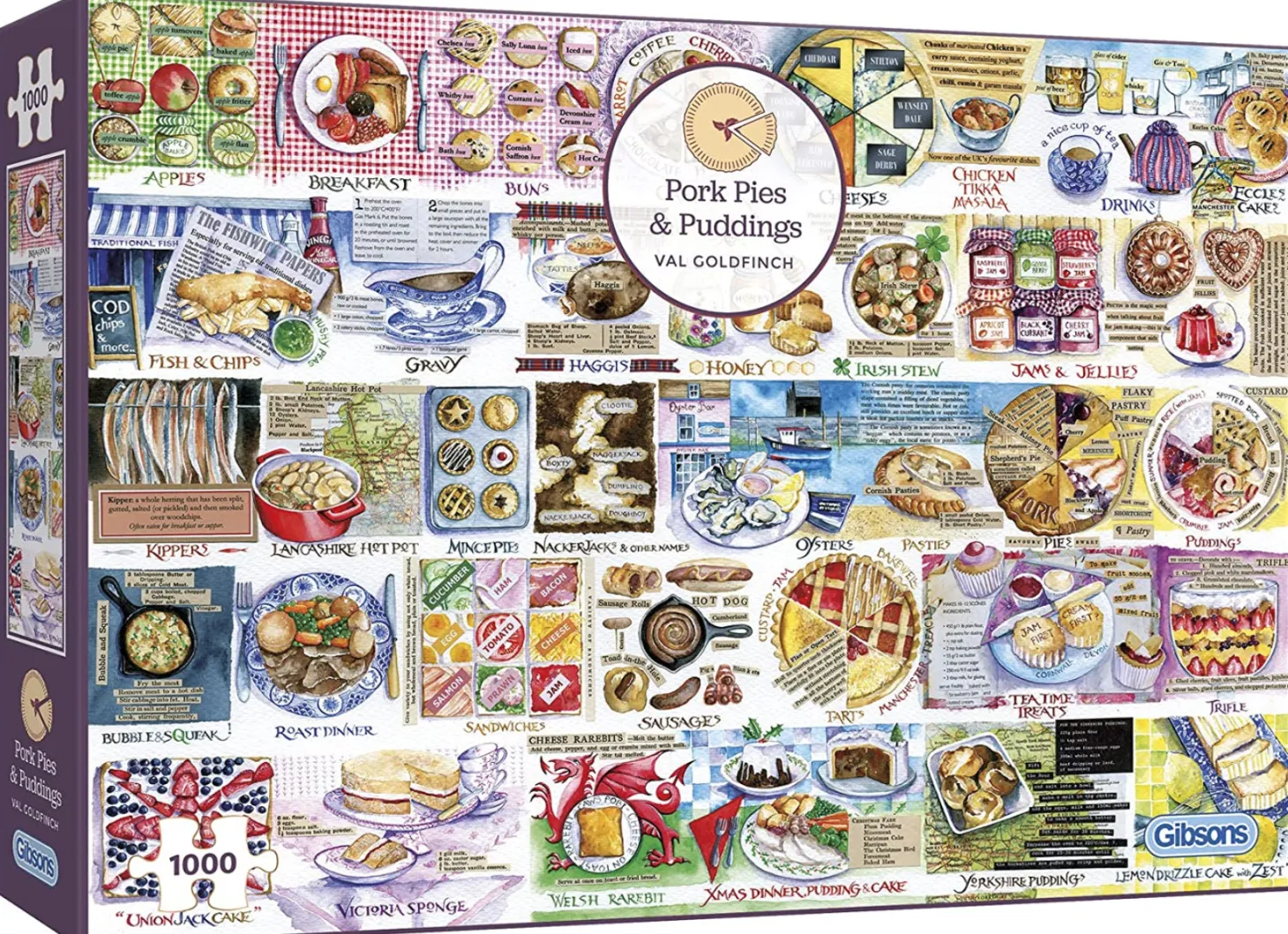 Gibsons Pork Pies and Puddings - puzzle de 1000 pièces