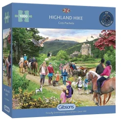 Gibsons Promenade dans les Highlands écossais - puzzle de 1000 pièces