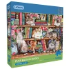 Gibsons Puss Back in Books - puzzle de pièces 500 XL
