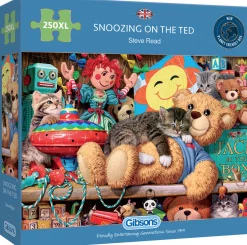 Gibsons Snoozing on the ted - puzzle de pièces 250XL