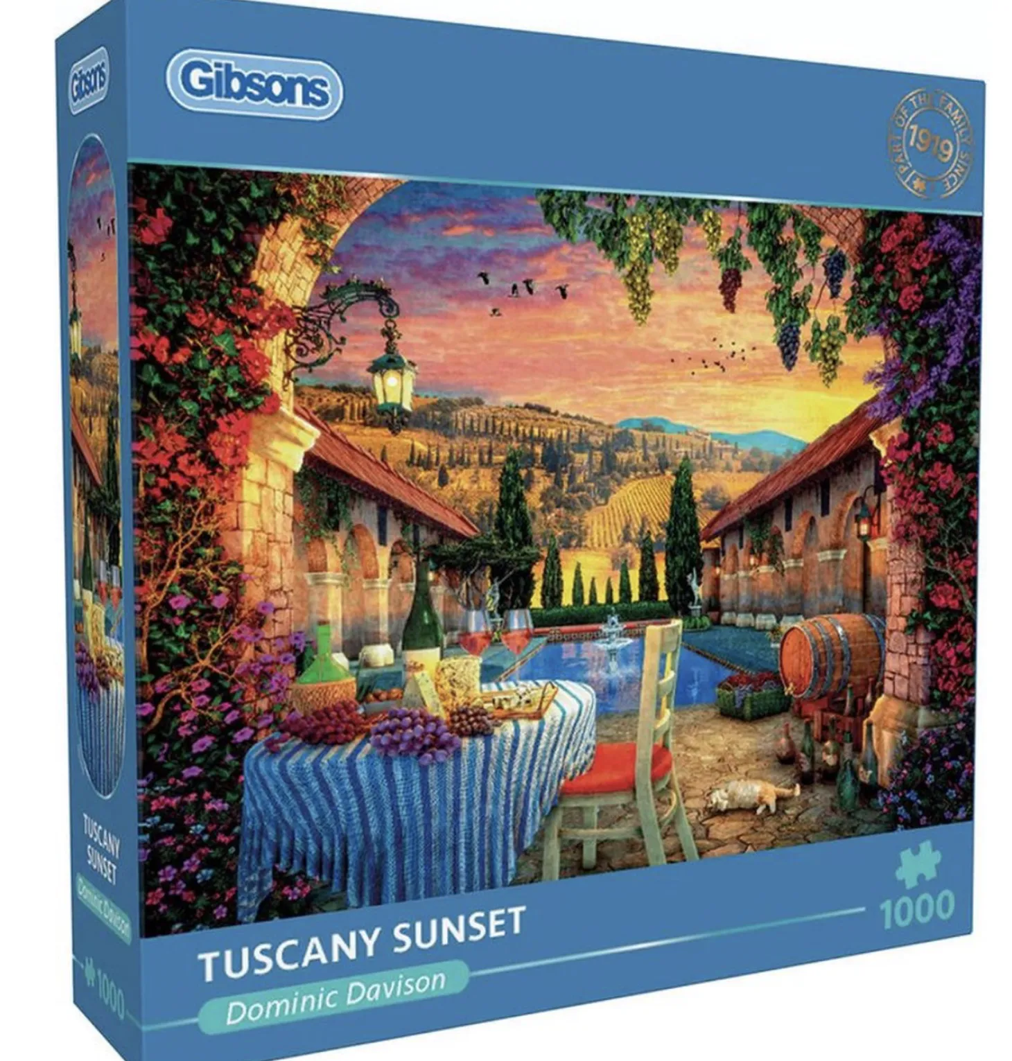 Gibsons Tuscany Sunsetr - puzzle de 1000 pièces