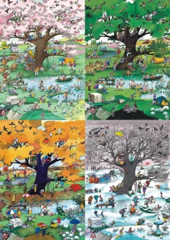 Heye 4 saisons- puzzle de 2000 pièces