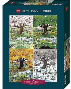 Heye 4 saisons- puzzle de 2000 pièces