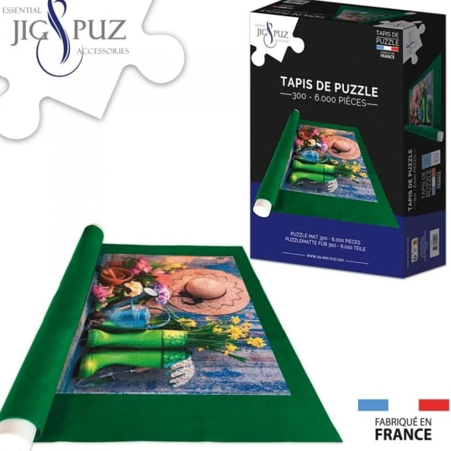 Jig and Puz Tapis de puzzle (jusqu'à 6000 pièces)