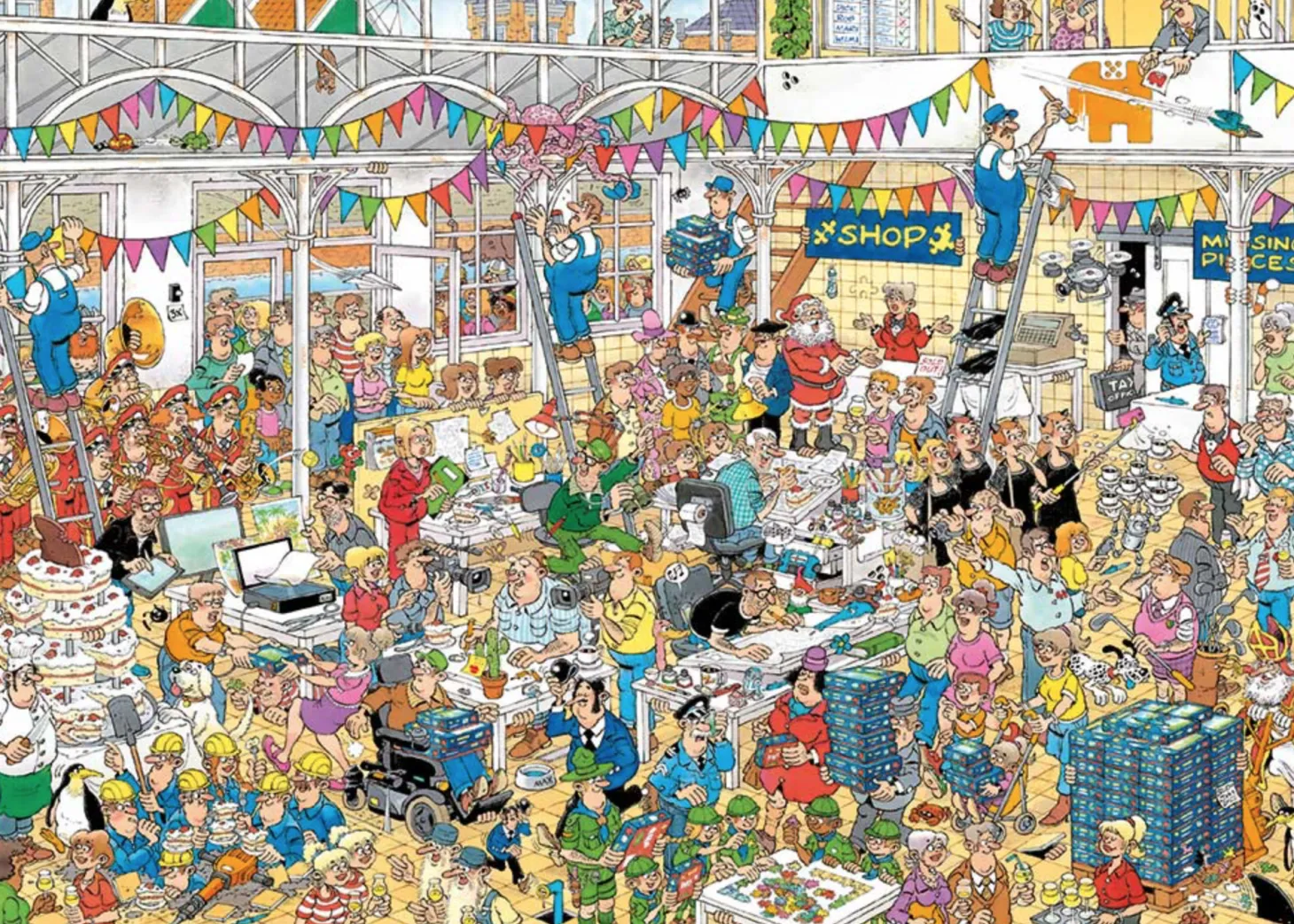 Jumbo 10 ans Jan van Haasteren Studio - Jan van Haasteren - puzzle de 1000 pièces
