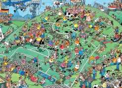 Jumbo Le championnat d'Europe de Football - Jan van Haasteren - puzzle de 1000 pièces