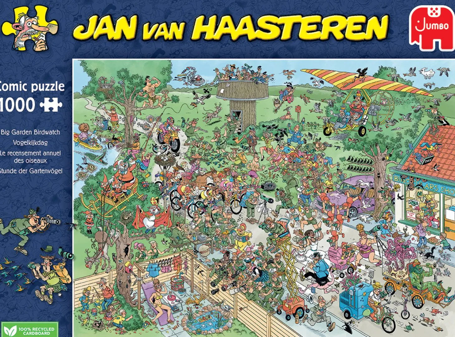 Jumbo Le recensement annuel des oiseaux - Jan van Haasteren - puzzle de 1000 pièces