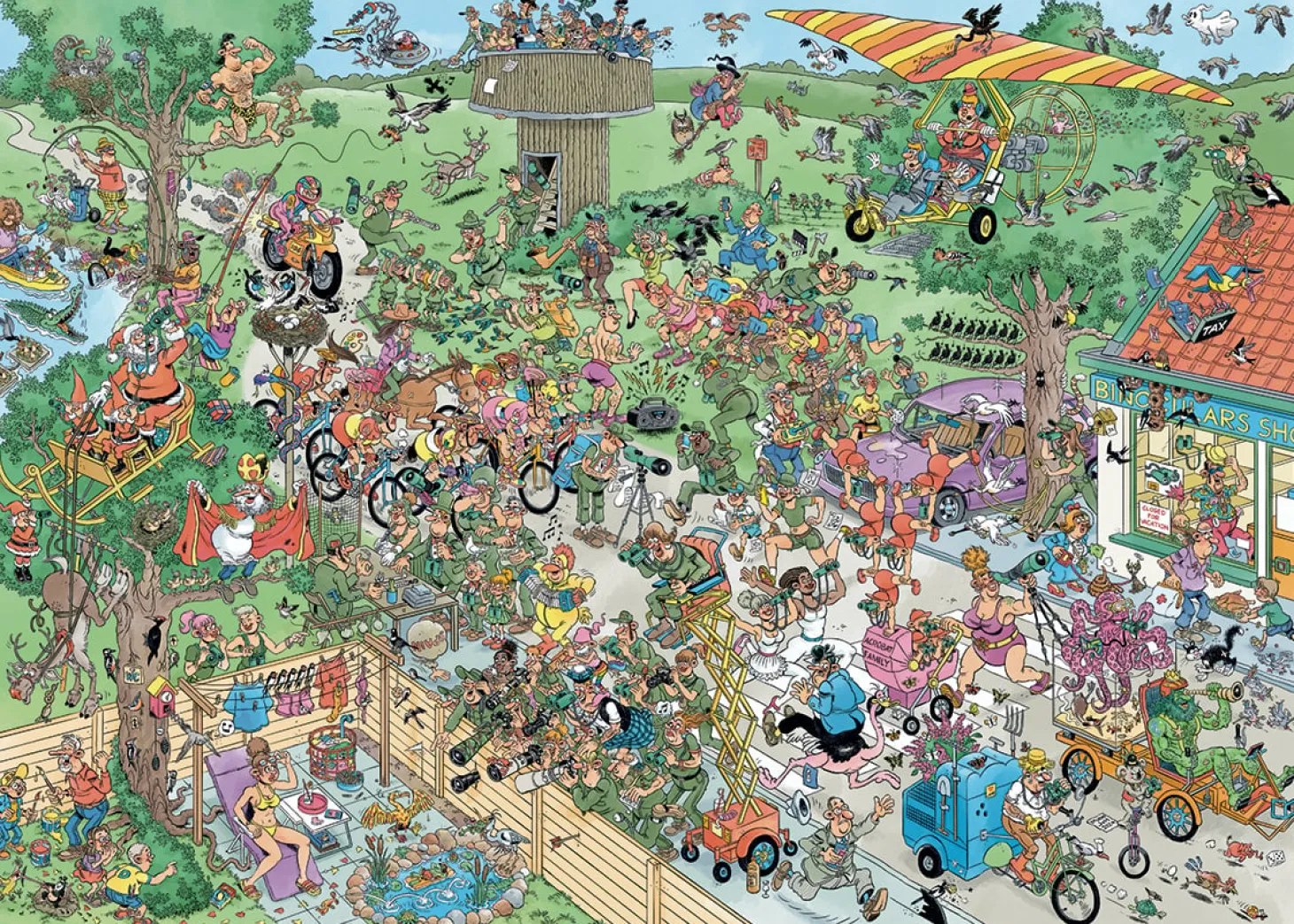 Jumbo Le recensement annuel des oiseaux - Jan van Haasteren - puzzle de 1000 pièces