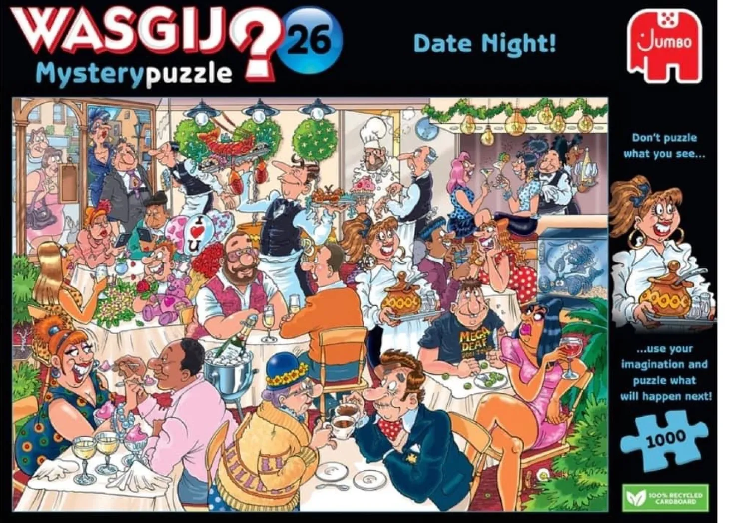Jumbo Wasgij Mystery 26 - Date Night! - 1000 pièces