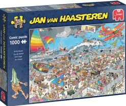 Jumbo A la plage - Jan van Haasteren - puzzle de 1000 pièces