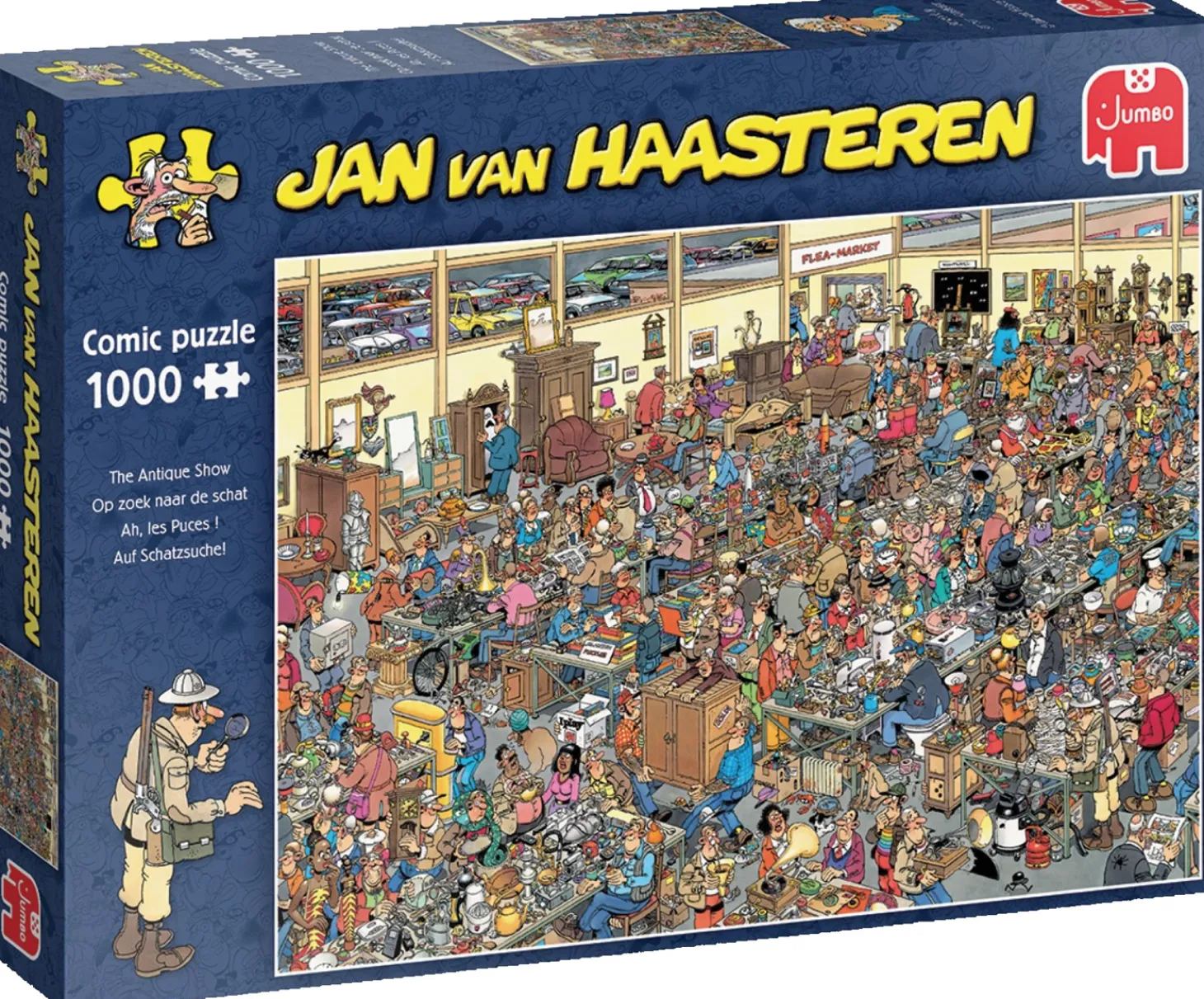 Jumbo Ah Les Puces - Jan van Haasteren - puzzle de 1000 pièces