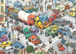 Jumbo Air, Terre et Mer / Chaussée désordonnée - JVH - 2 x 1000 pièces - puzzles