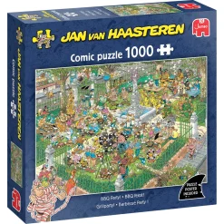 Jumbo Barbecue Party! - Jan van Haasteren - puzzle de 1000 pièces