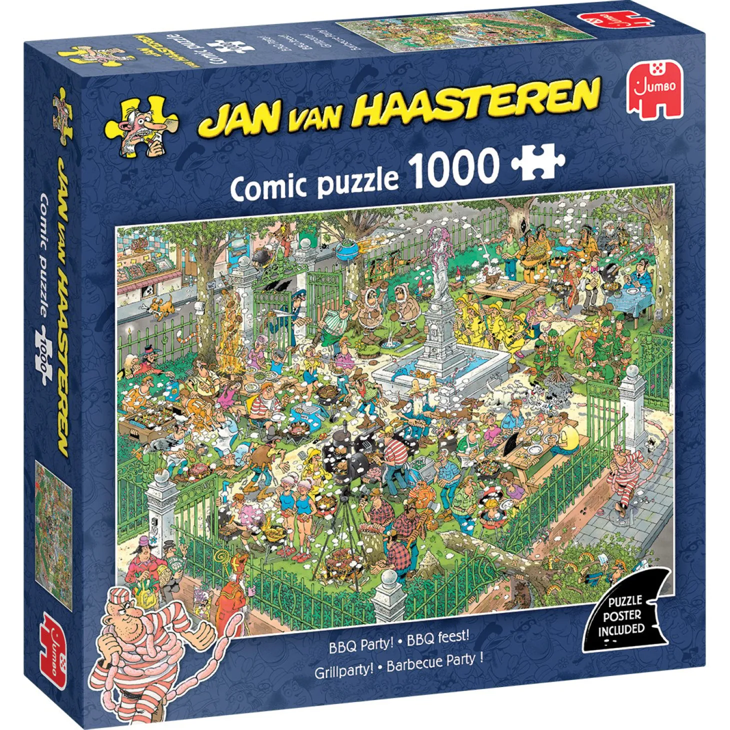 Jumbo Barbecue Party! - Jan van Haasteren - puzzle de 1000 pièces