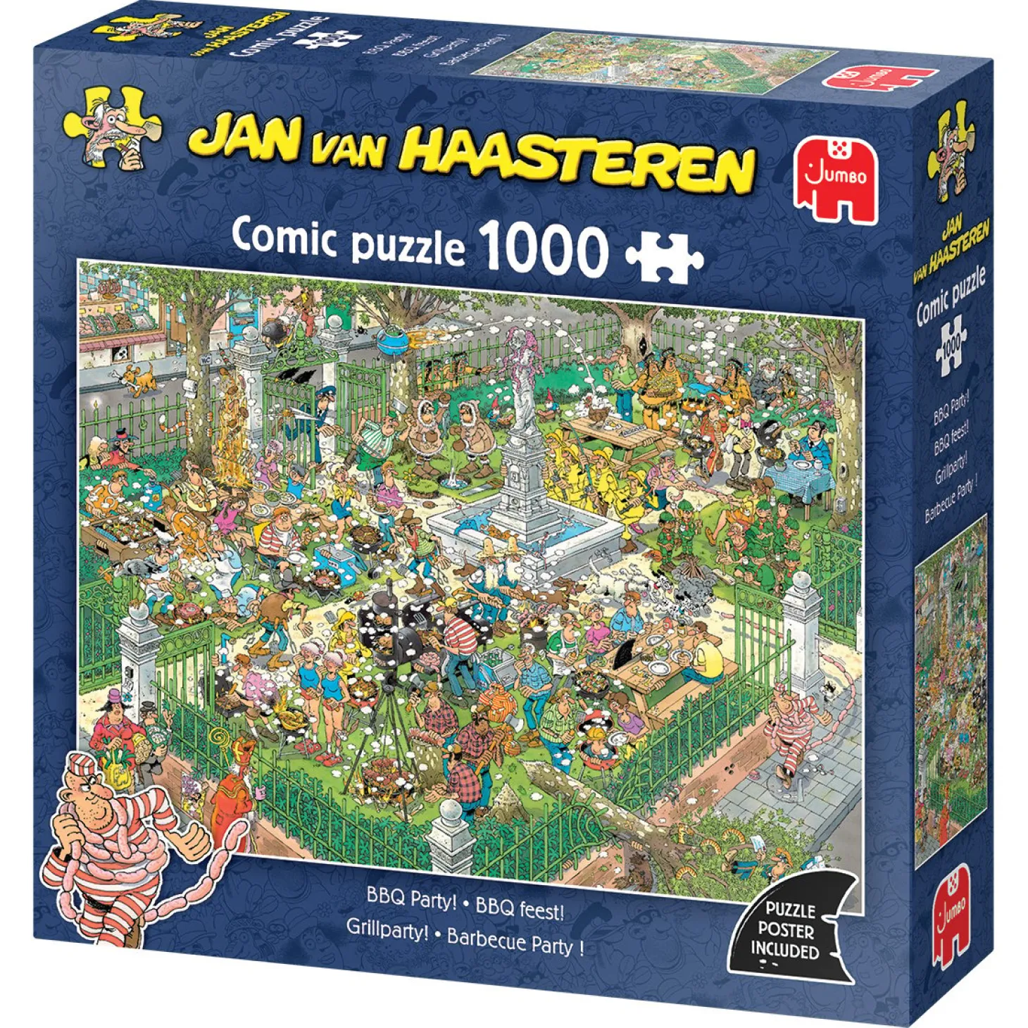 Jumbo Barbecue Party! - Jan van Haasteren - puzzle de 1000 pièces