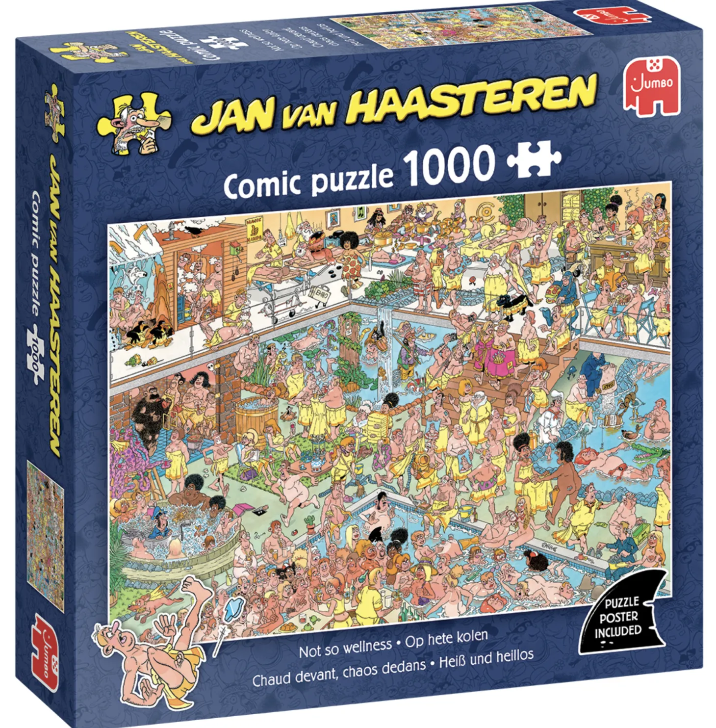Jumbo Chaud devant, chaos dedans - Jan van Haasteren - puzzle de 500 pièces