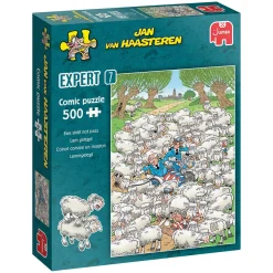Jumbo Coincé comme un mouton - Expert 7 - Jan van Haasteren - puzzle de 500 pièces