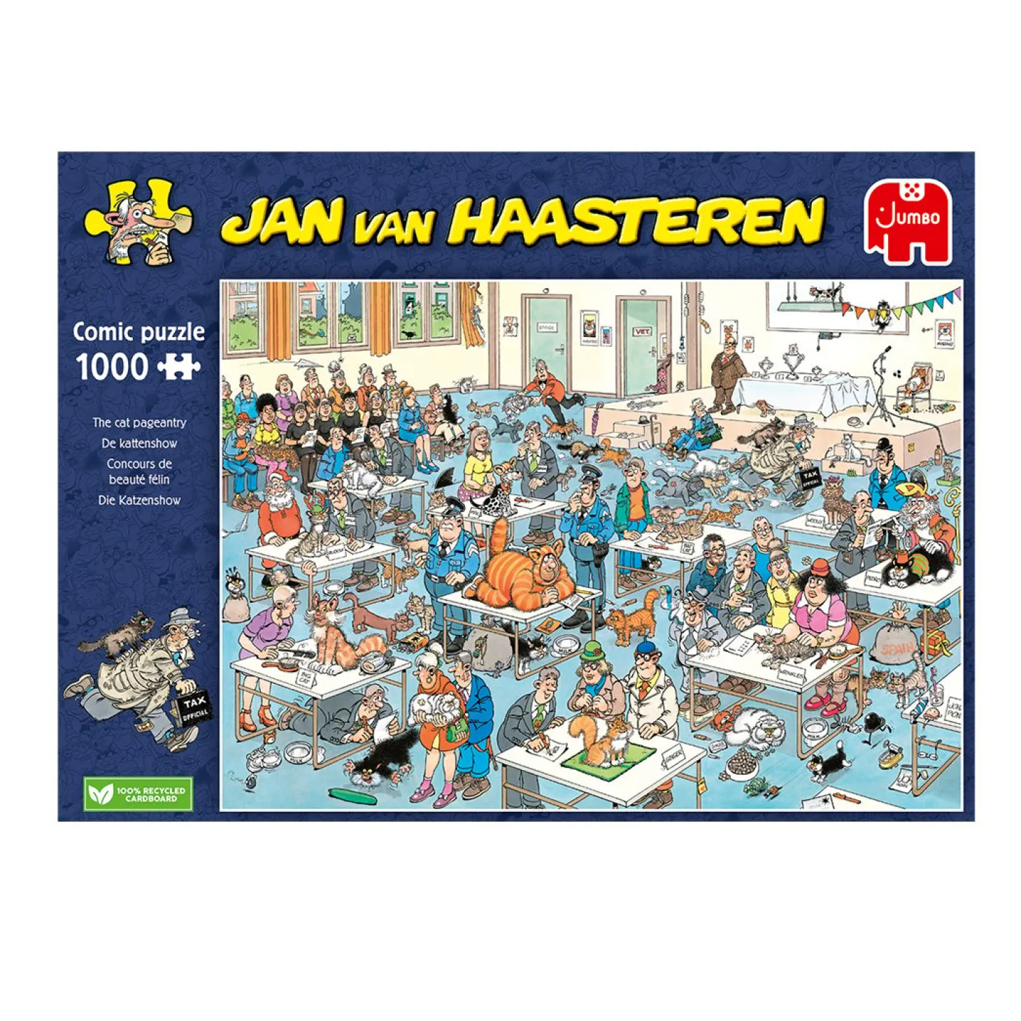 Jumbo Concours de Beauté Félin - Jan van Haasteren - puzzle de 1000 pièces