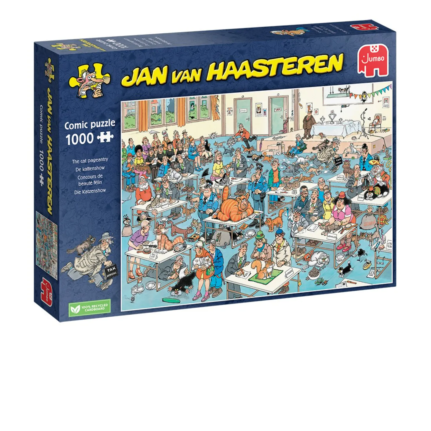 Jumbo Concours de Beauté Félin - Jan van Haasteren - puzzle de 1000 pièces