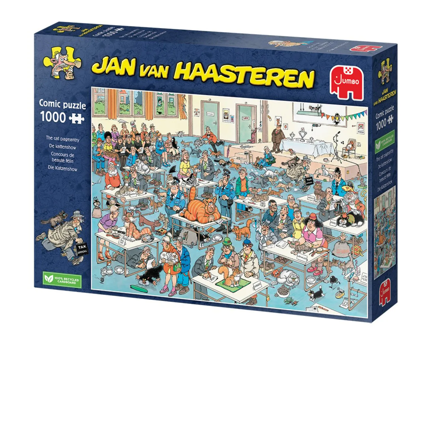 Jumbo Concours de Beauté Félin - Jan van Haasteren - puzzle de 1000 pièces