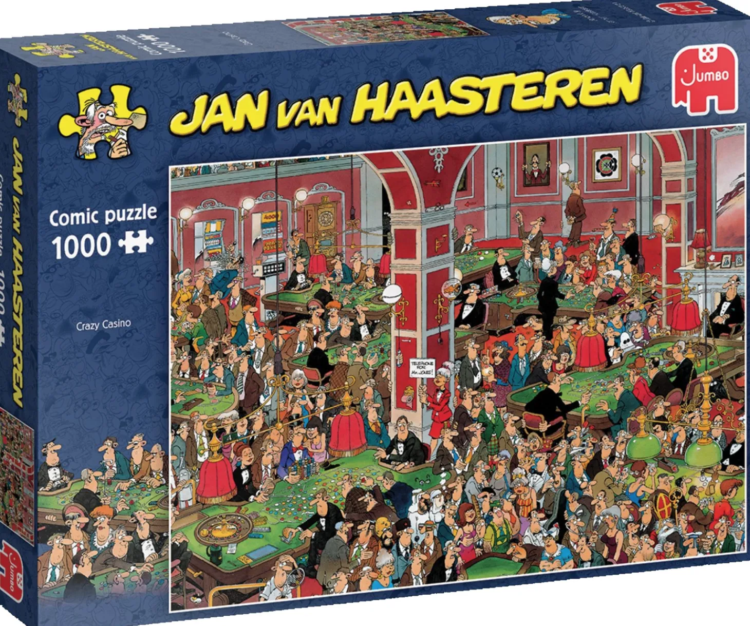 Jumbo Crazy Casino - Jan van Haasteren - puzzle de 1000 pièces