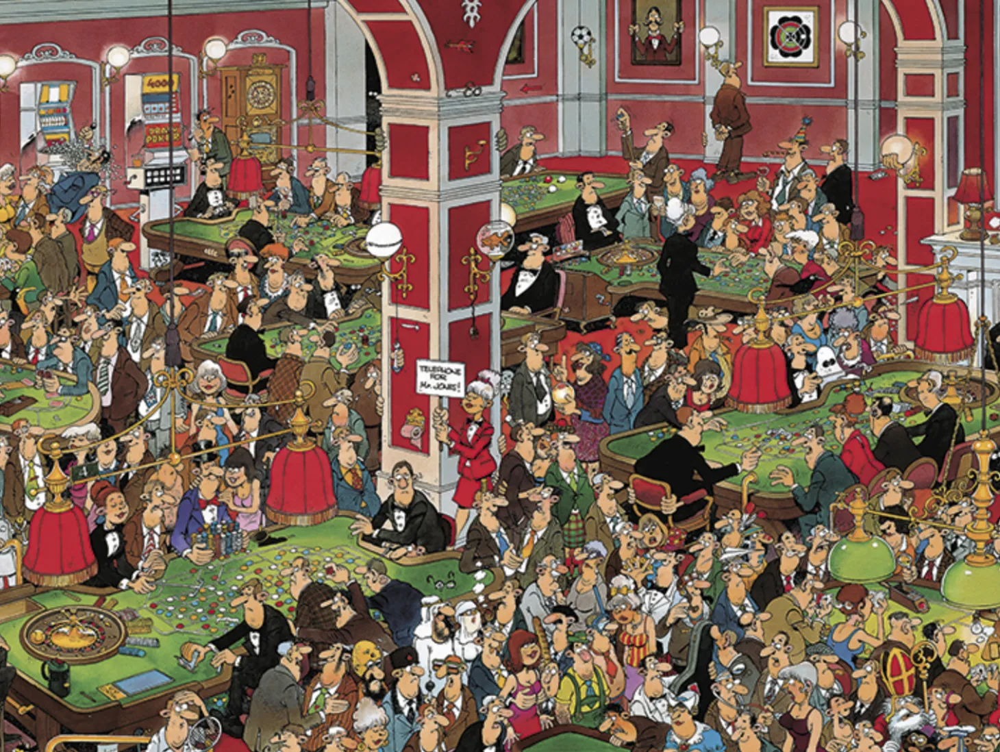 Jumbo Crazy Casino - Jan van Haasteren - puzzle de 1000 pièces