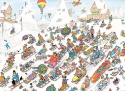 Jumbo Descente effrénée à la montagne - Jan van Haasteren - puzzle de 2000 pièces