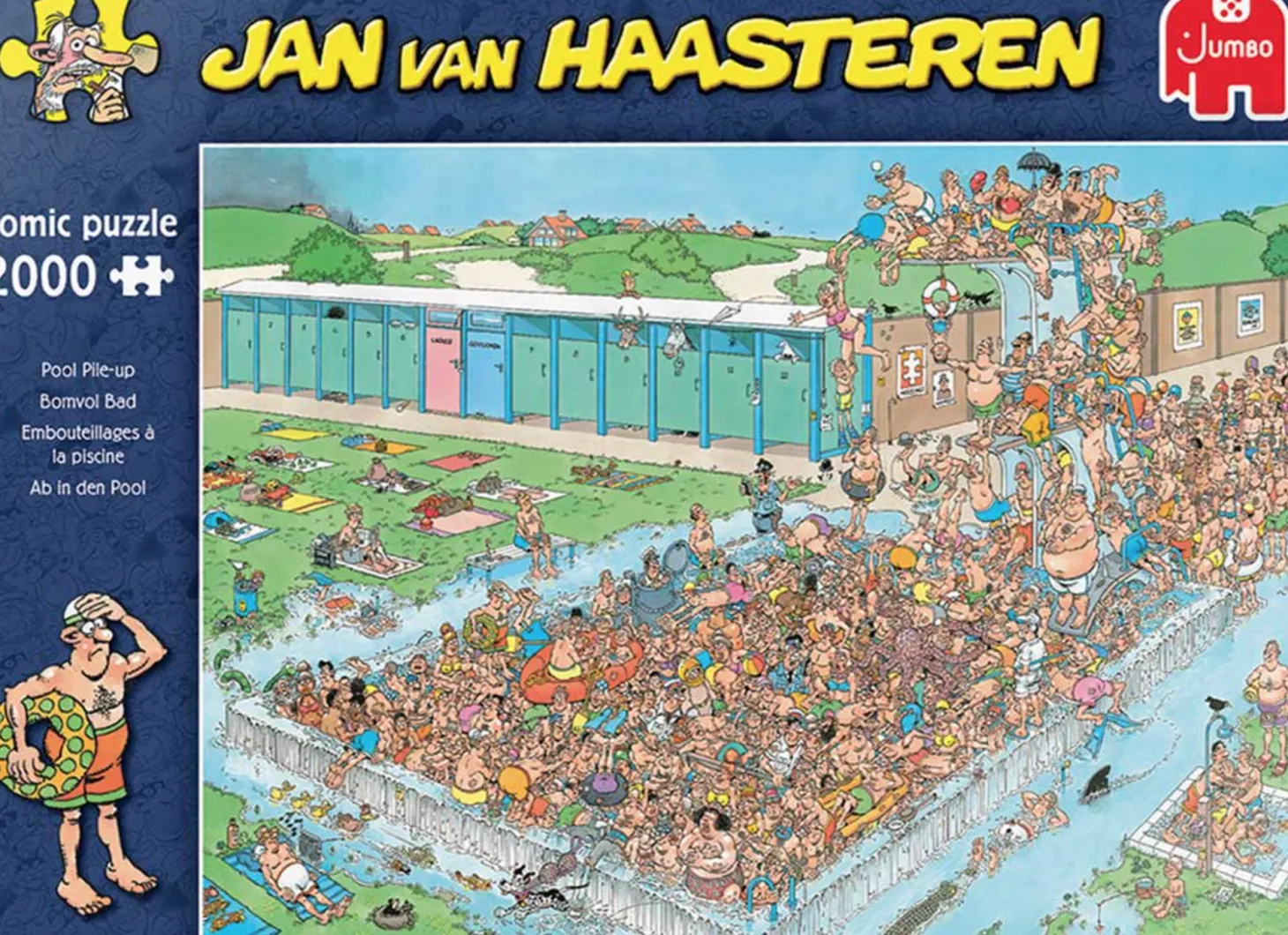 Jumbo Embouteillages à la piscine - 2000 pièces