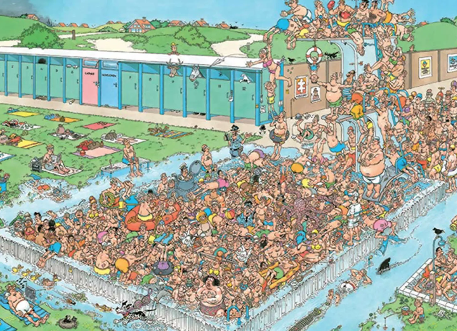 Jumbo Embouteillages à la piscine - 2000 pièces