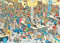 Jumbo Faites La Queue! - Jan van Haasteren - puzzle de 1000 pièces