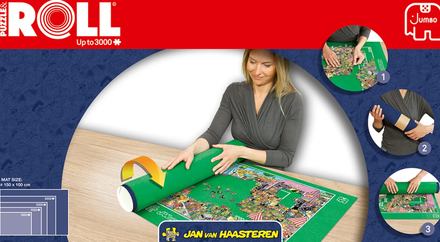 Jumbo Jan van Haasteren - Tapis de puzzle (jusqu'à 3000 pièces)