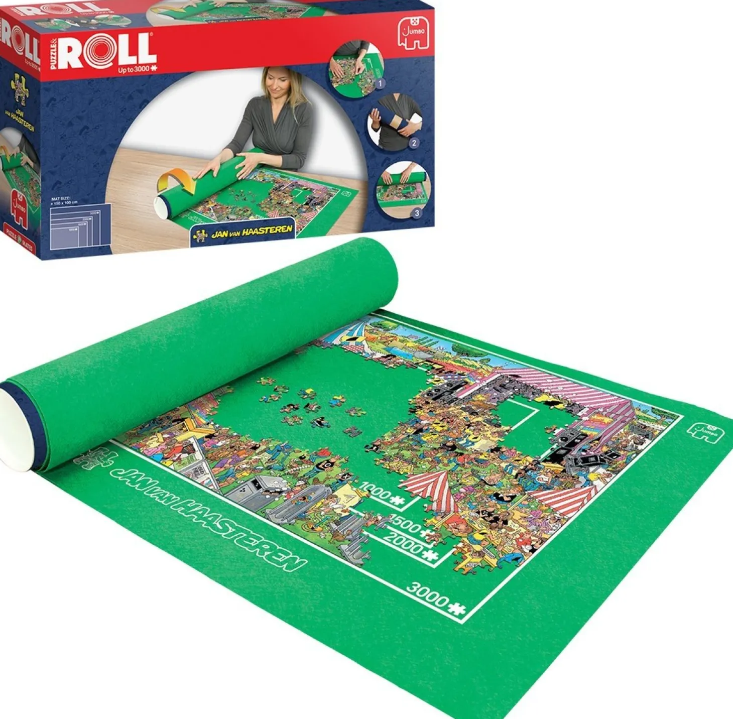Jumbo Jan van Haasteren - Tapis de puzzle (jusqu'à 3000 pièces)