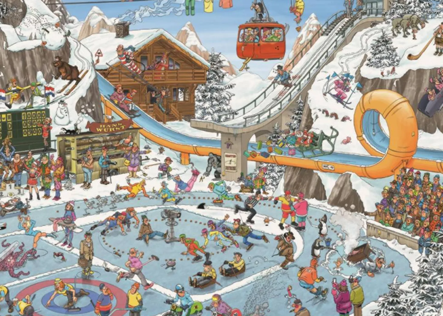 Jumbo Jeux d'Hiver - JvH - 1000 pièces